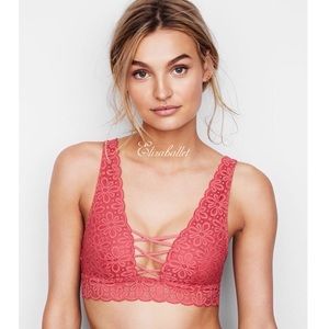 ✨NWT Victoria’s Secret Floral Lace Strappy Bralette 34AA, 34A, 34B, 32C, 32D